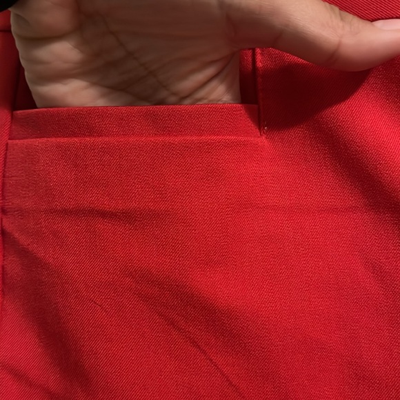 Banana Republic Red Sloan Curvy Fit Trousers Size 6 - Picture 4 of 5